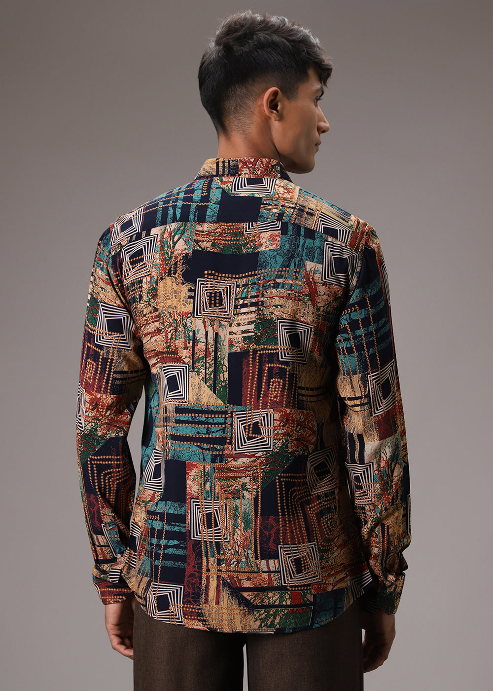 Fusion Hues Feather Shirt