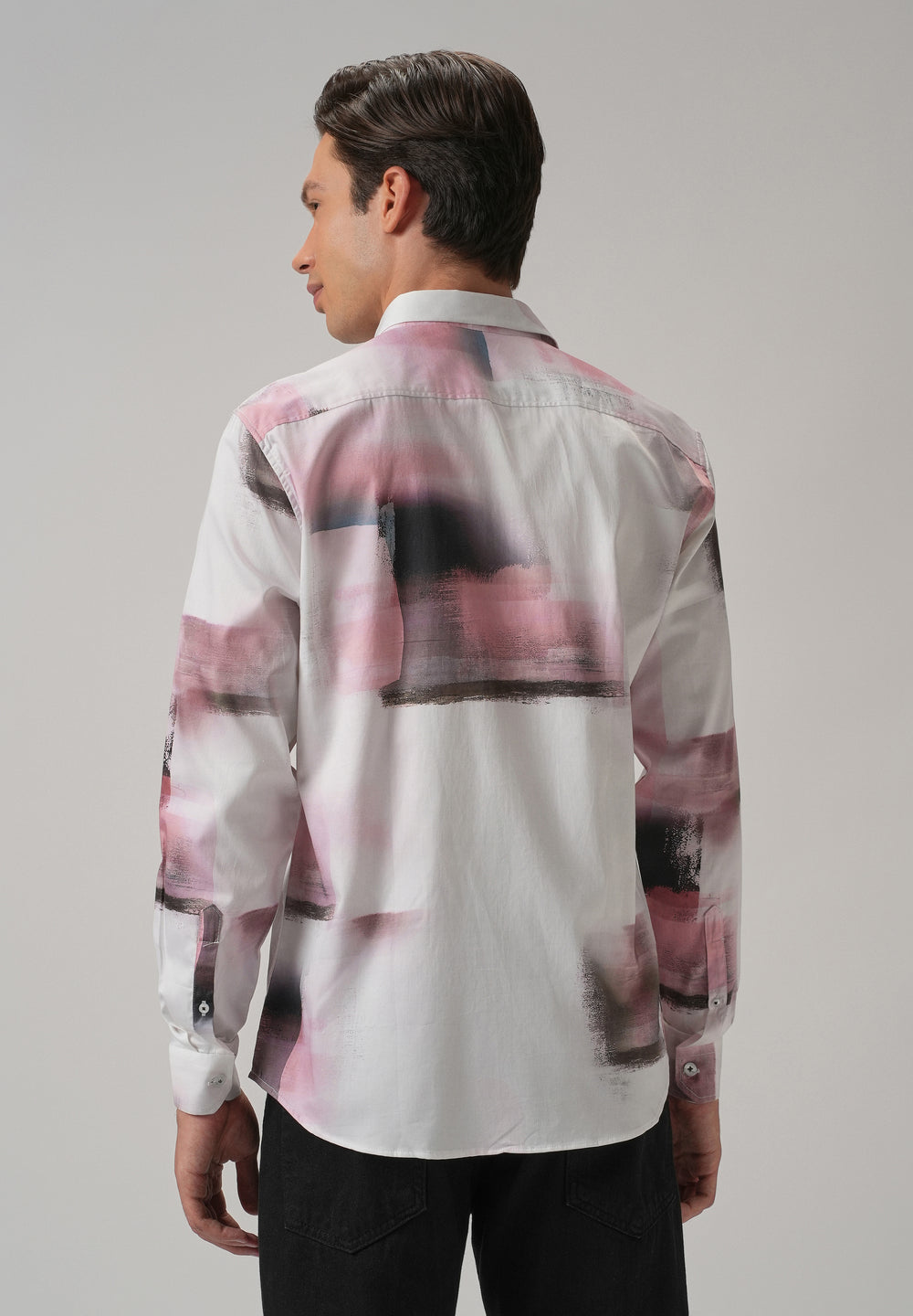 Geo-Gradient Printed Shirt