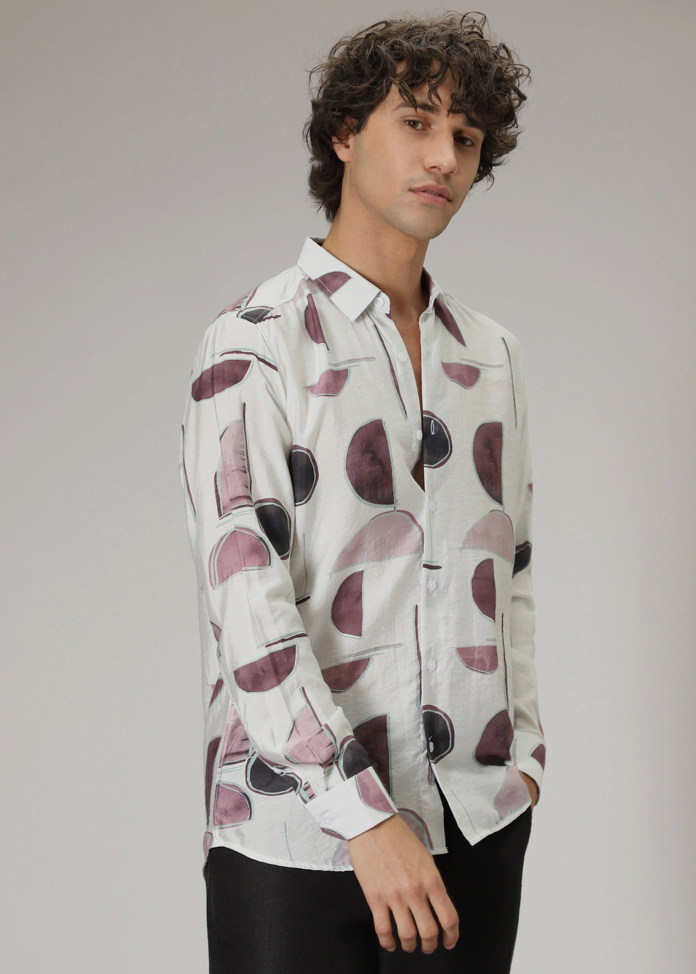 Geometric Print Shirt