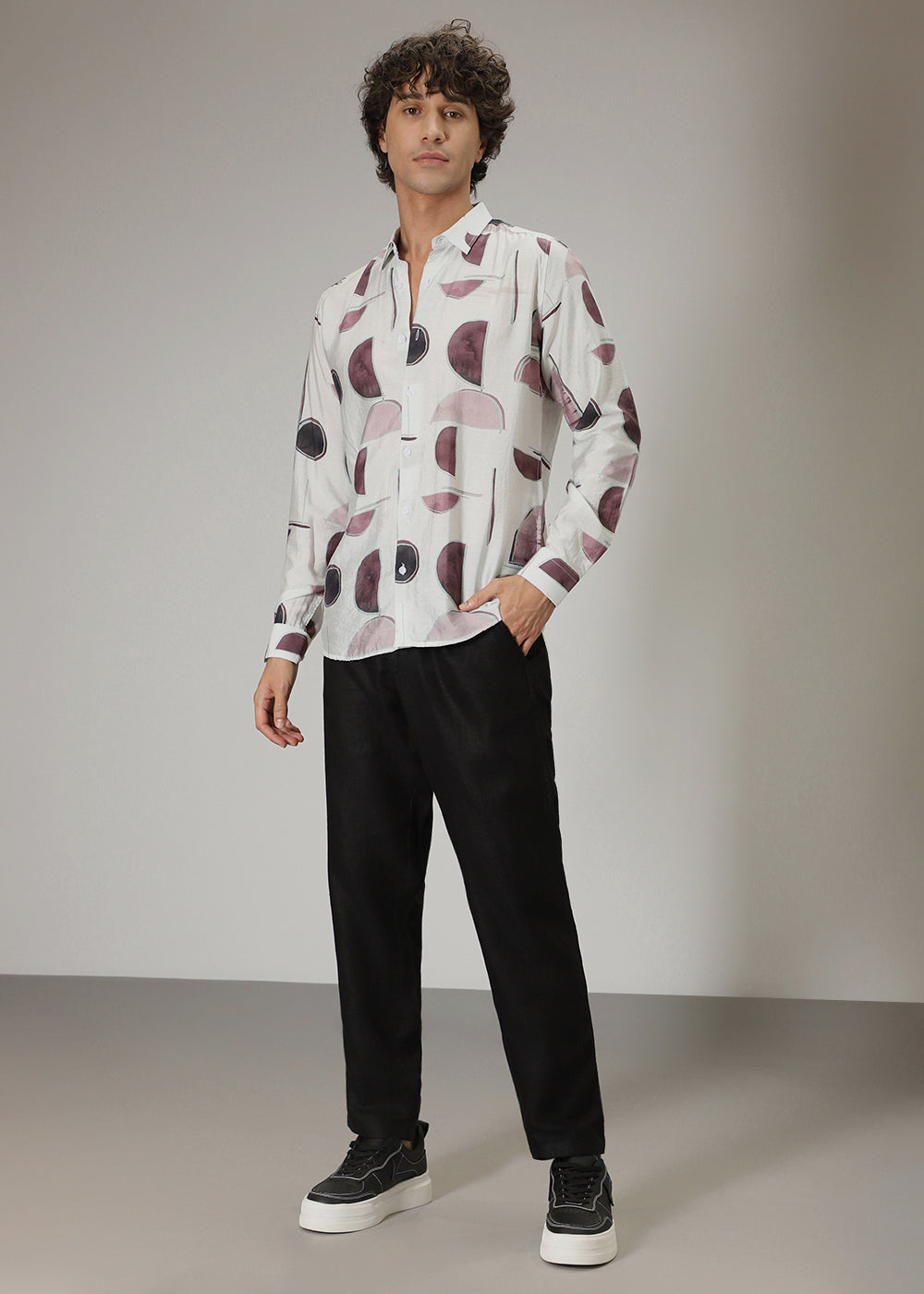 Geometric Print Shirt