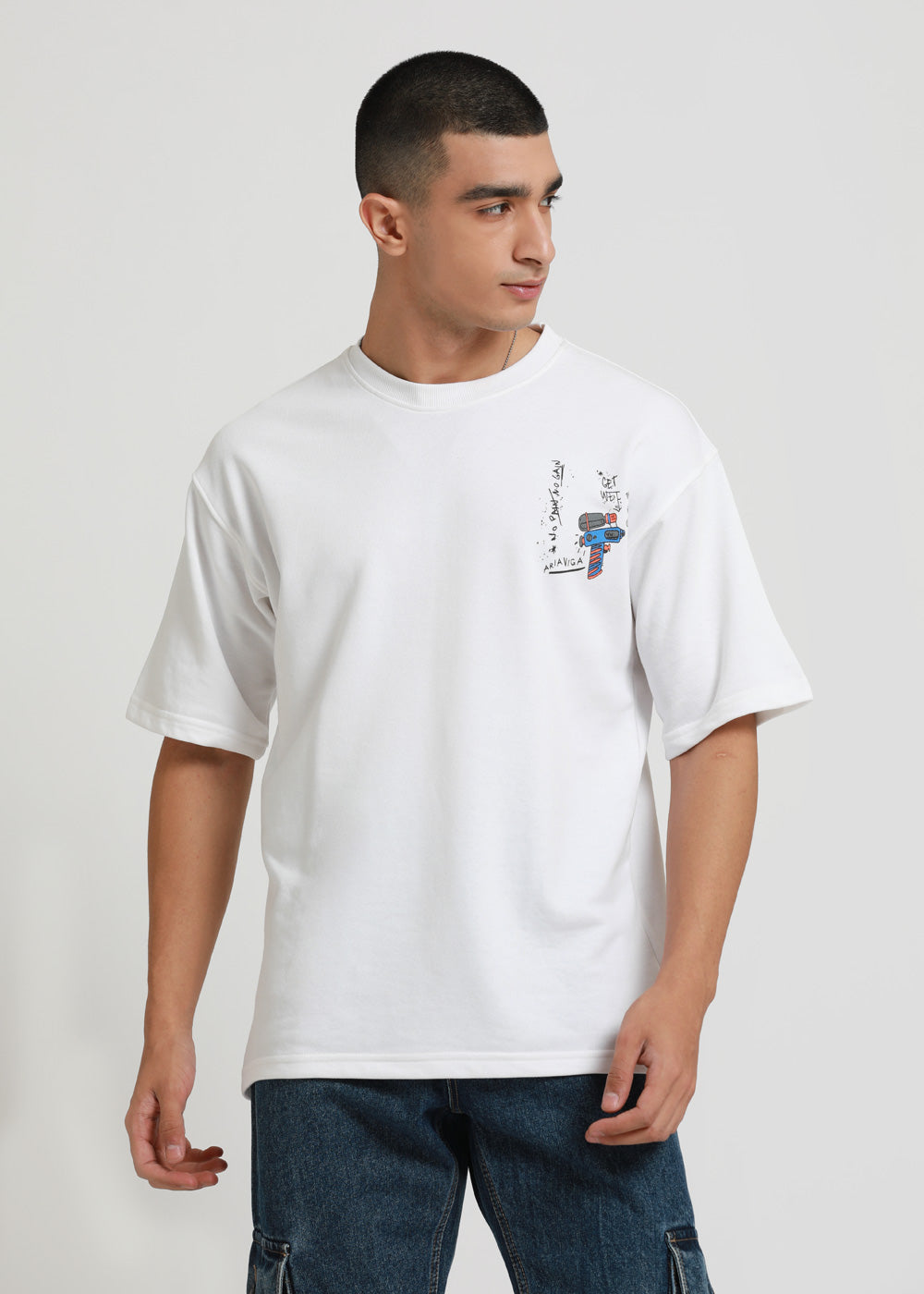 Ghost White Oversized T-shirt