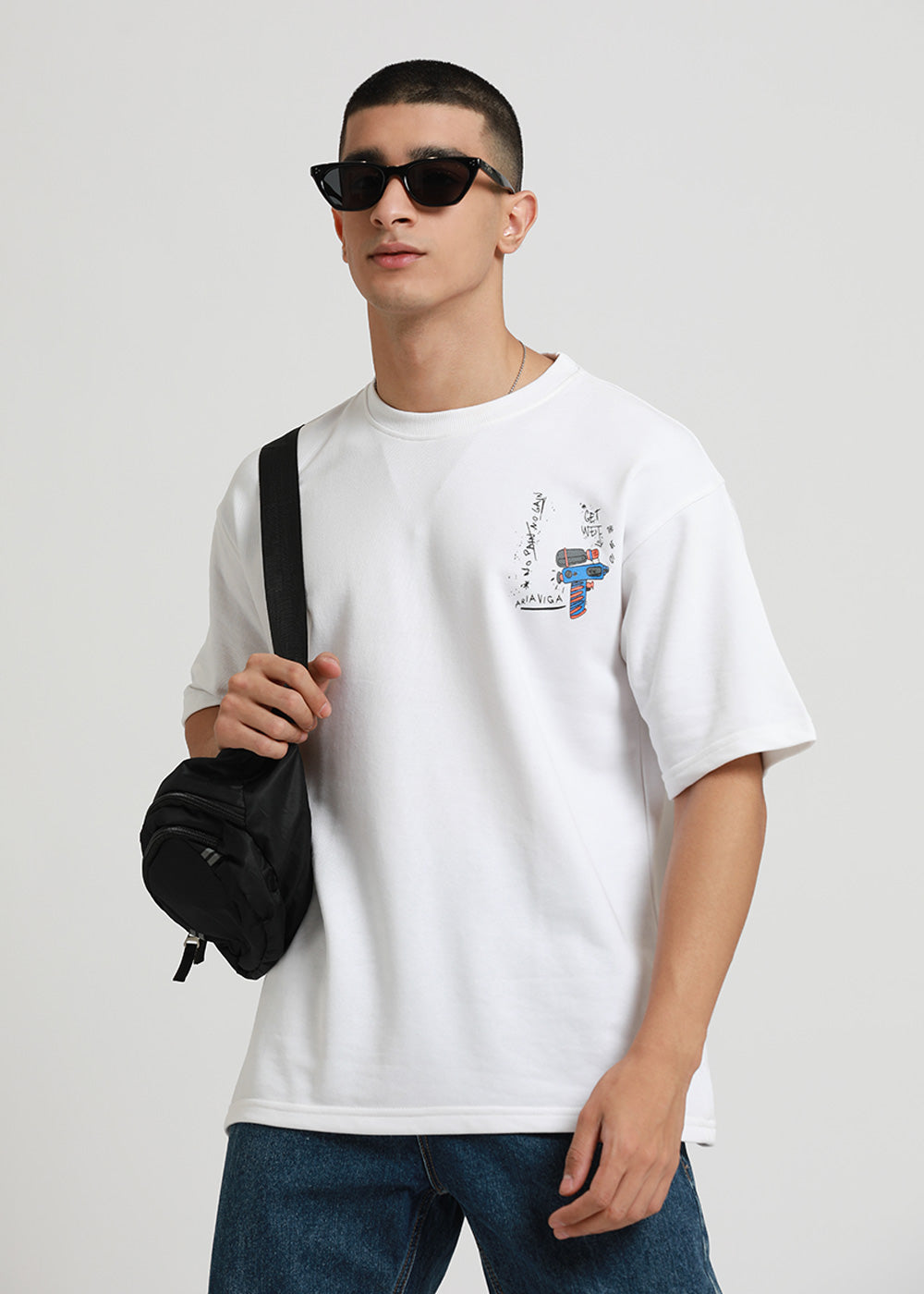 Ghost White Oversized T-shirt