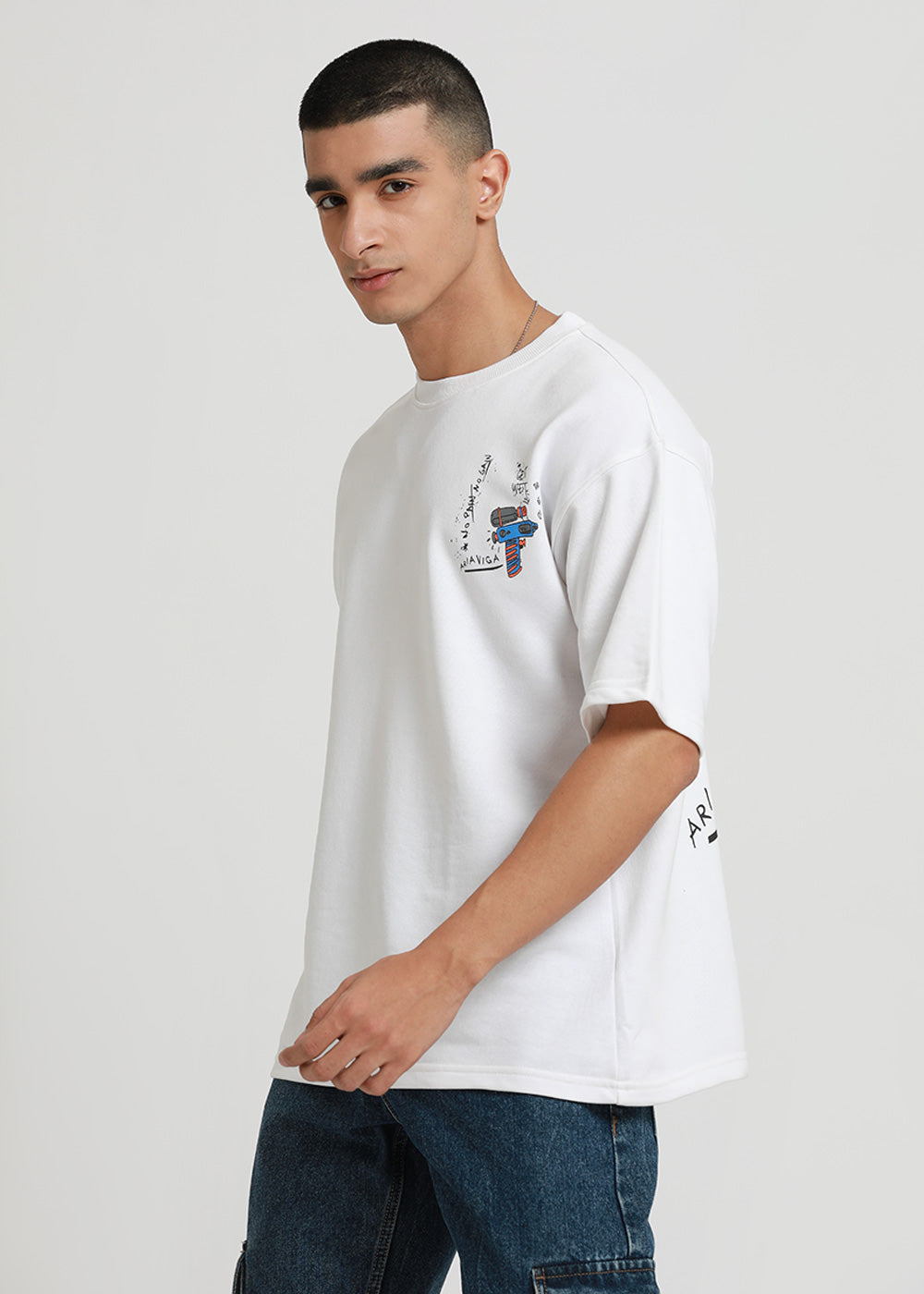 Ghost White Oversized T-shirt