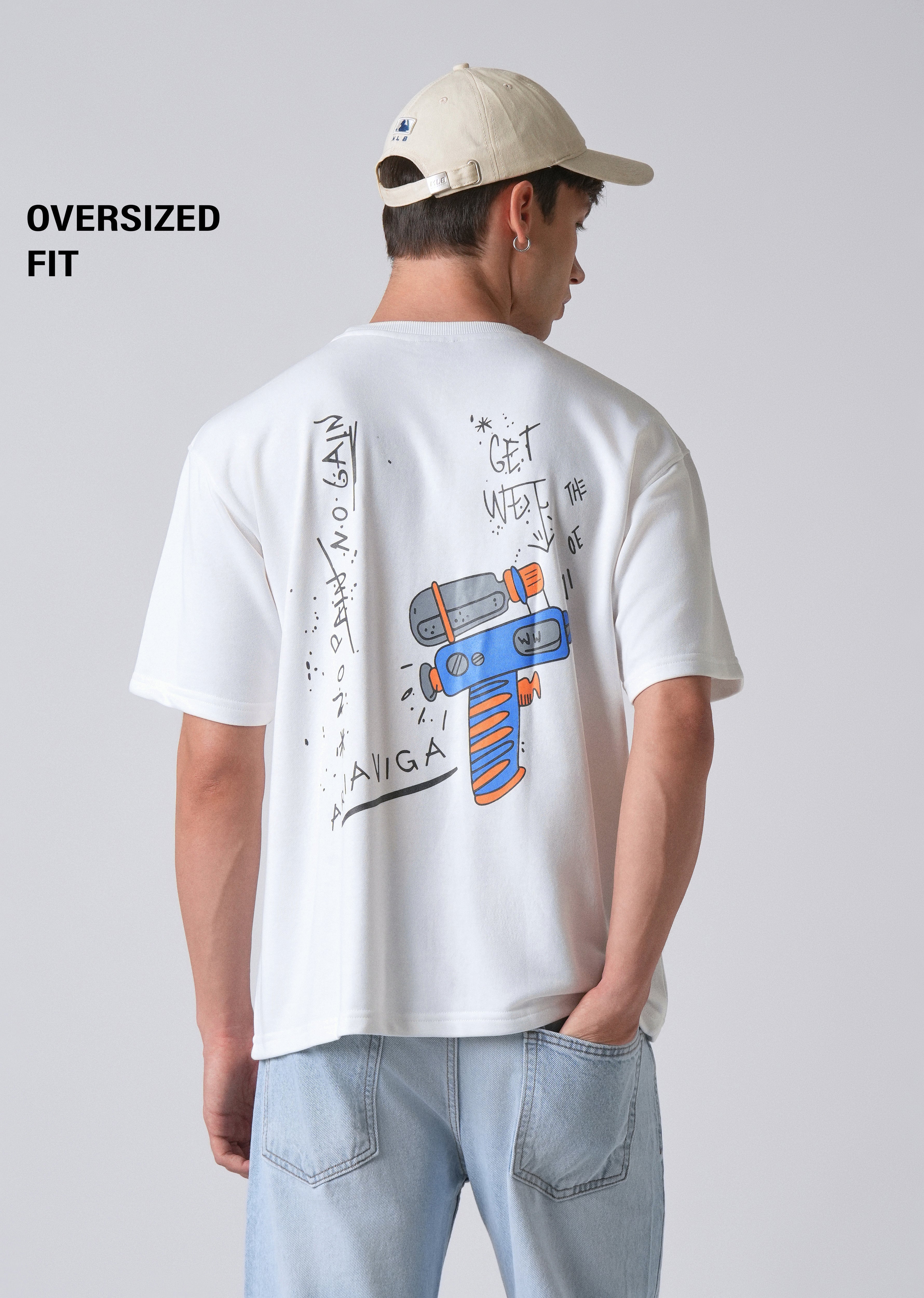 Ghost White Oversized T-shirt