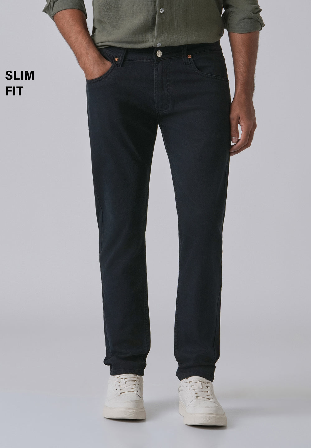 Grease Blue Slim fit Jeans