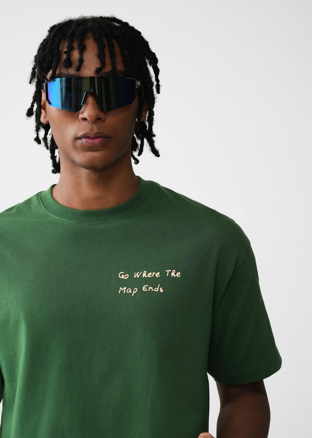 Green Adventure Graphic T-shirt