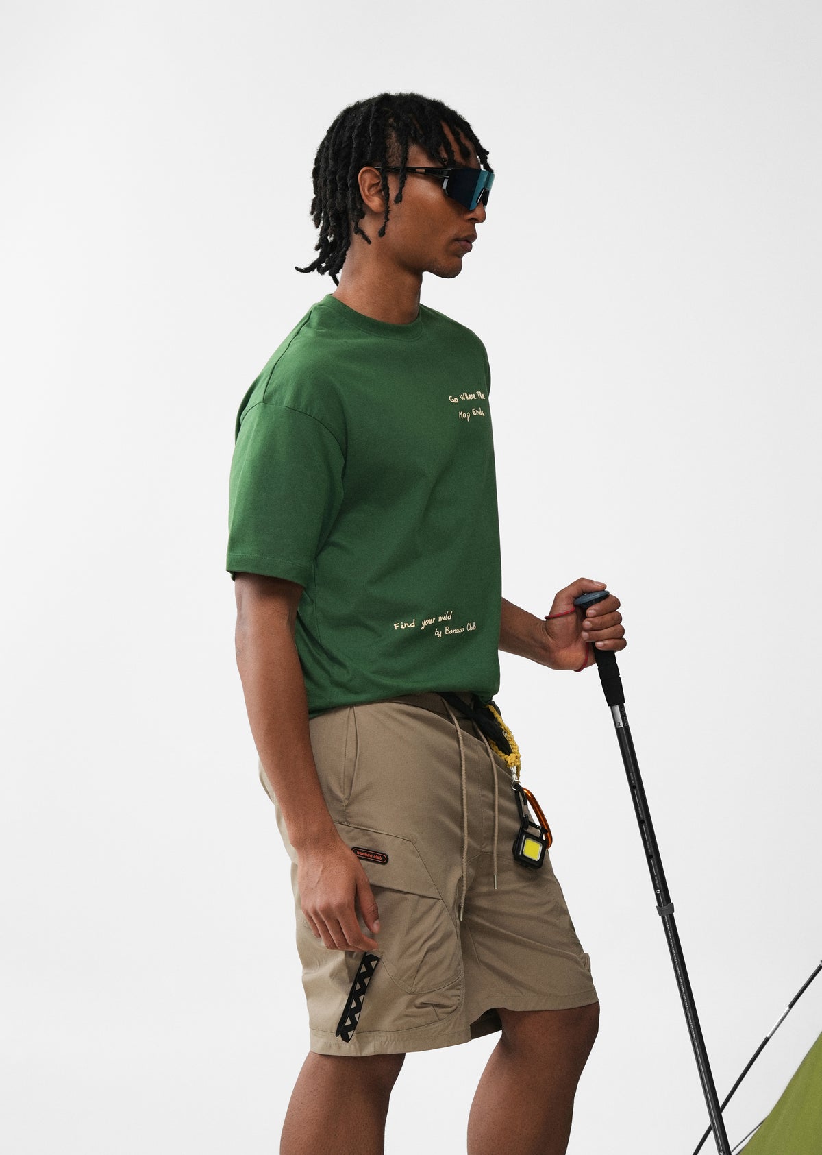 Green Adventure Graphic T-shirt