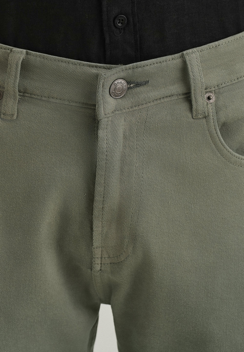 Green Ankle Slim Fit Denim