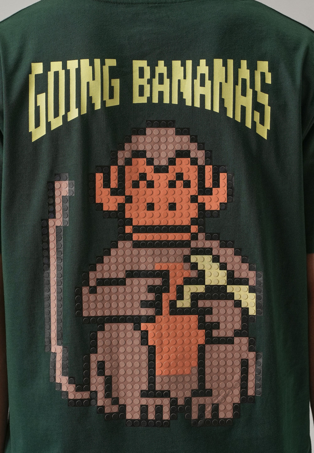 Green Back Printed Oversized T-Shirt