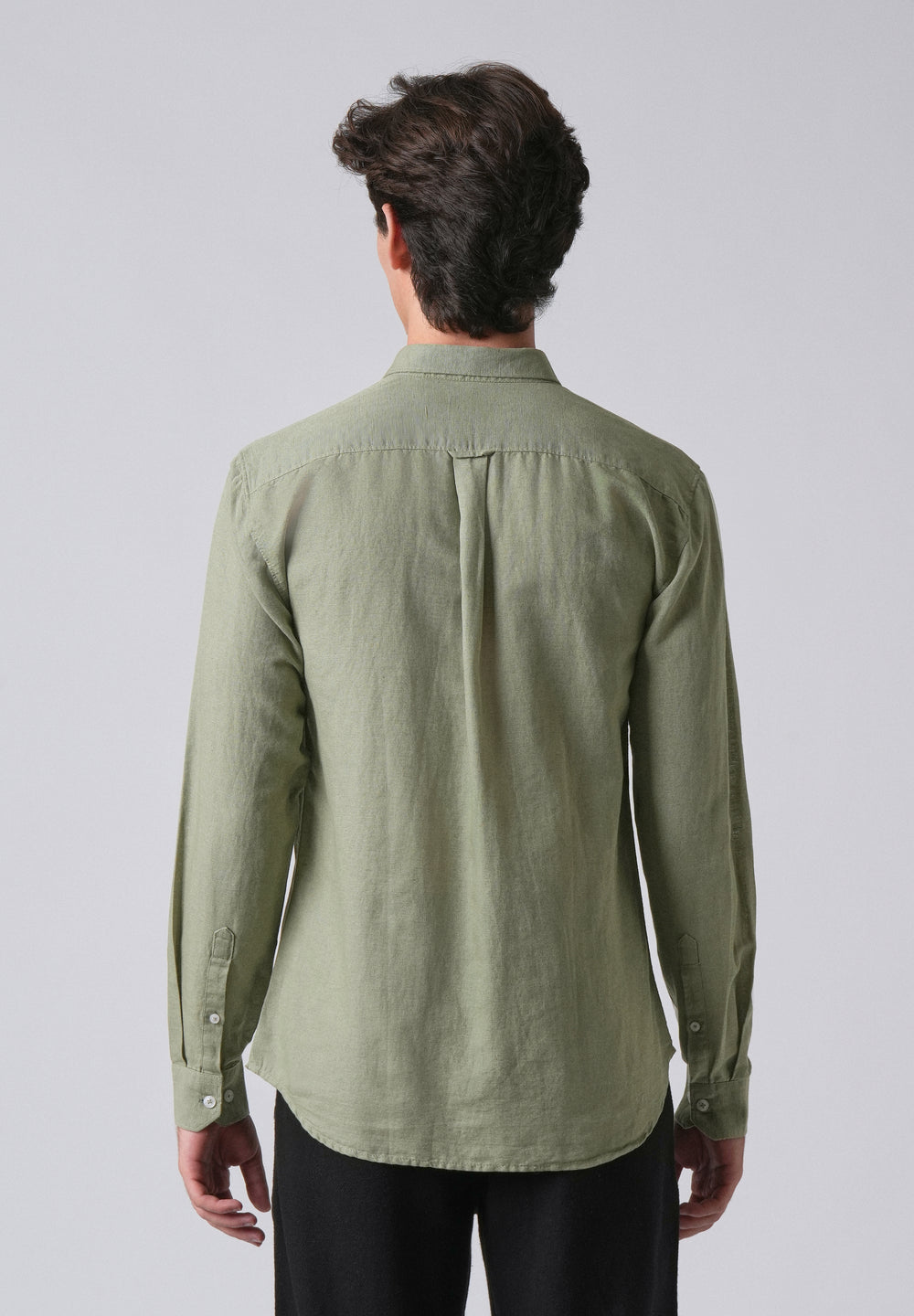 Green Linen Shirt