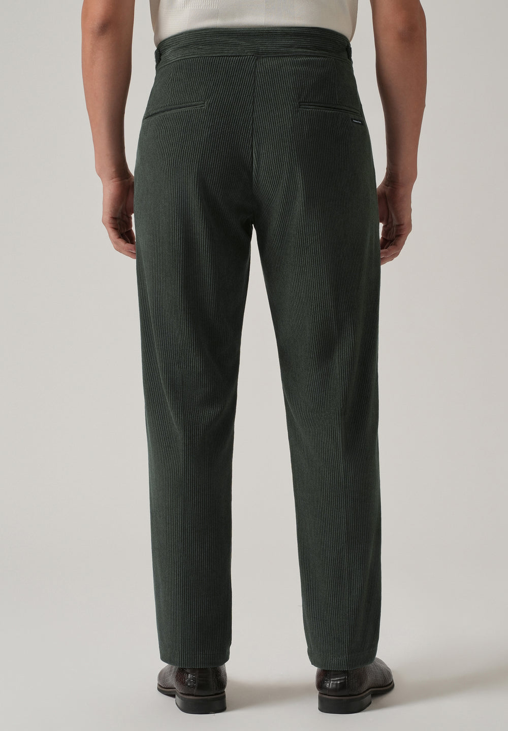 Green Corduroy Gurkha Pants