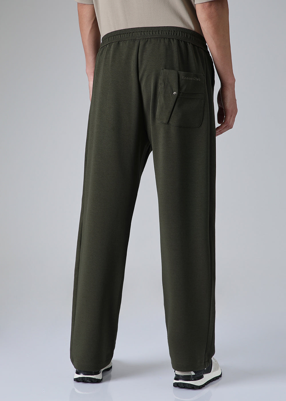 Green Drawstring Korean Pant