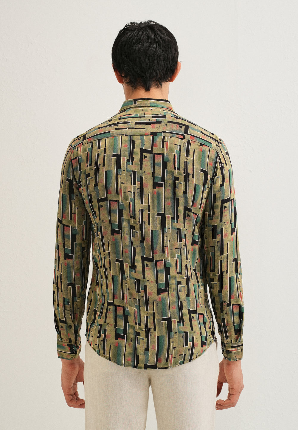 Green Feather Shirt