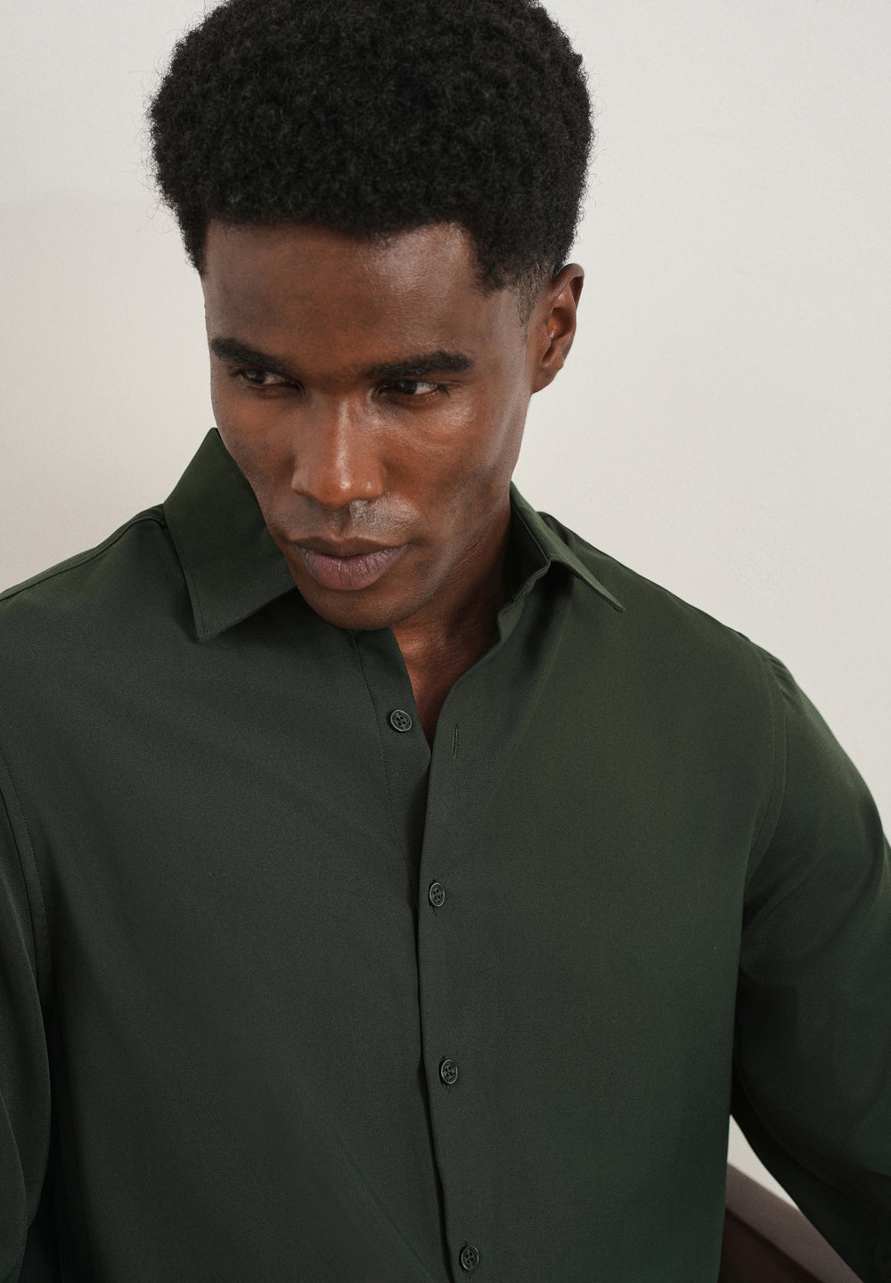 Green Fluid Soft Shirt