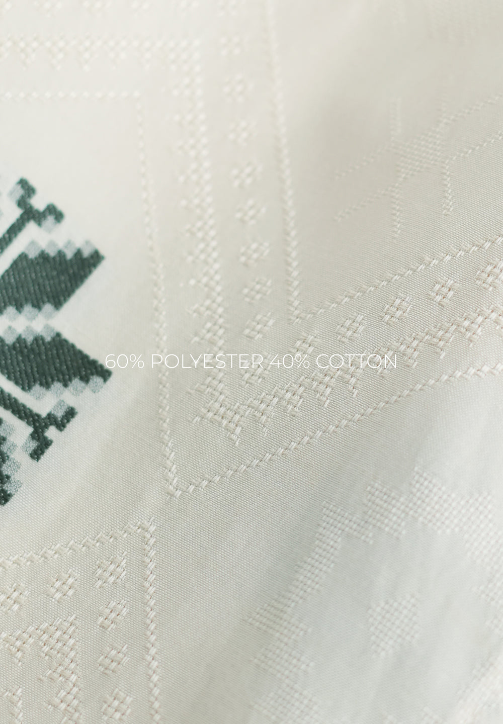 Green Geometric Printed Jacquard Shirt