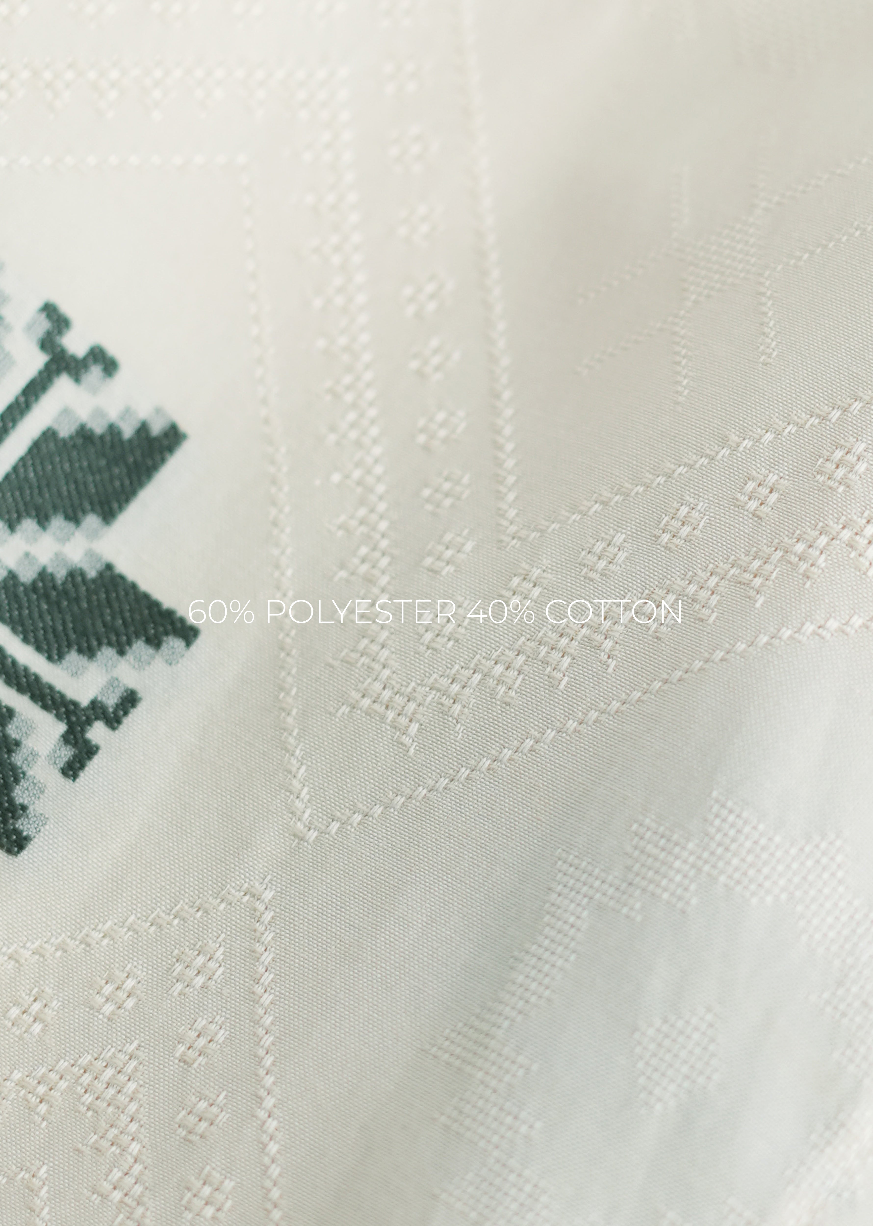 Green Geometric Printed Jacquard Shirt