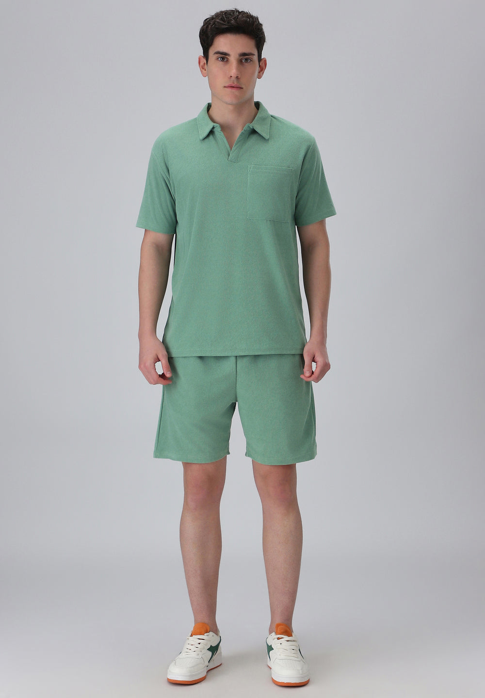 Green Knitted Co-ord Set