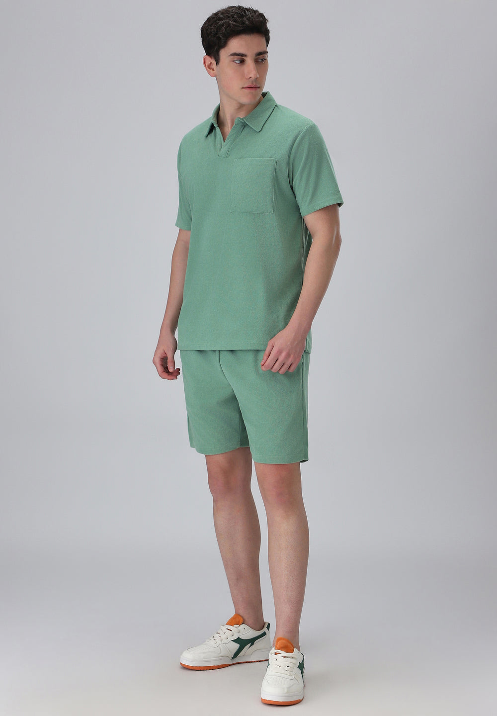 Green Knitted Co-ord Set