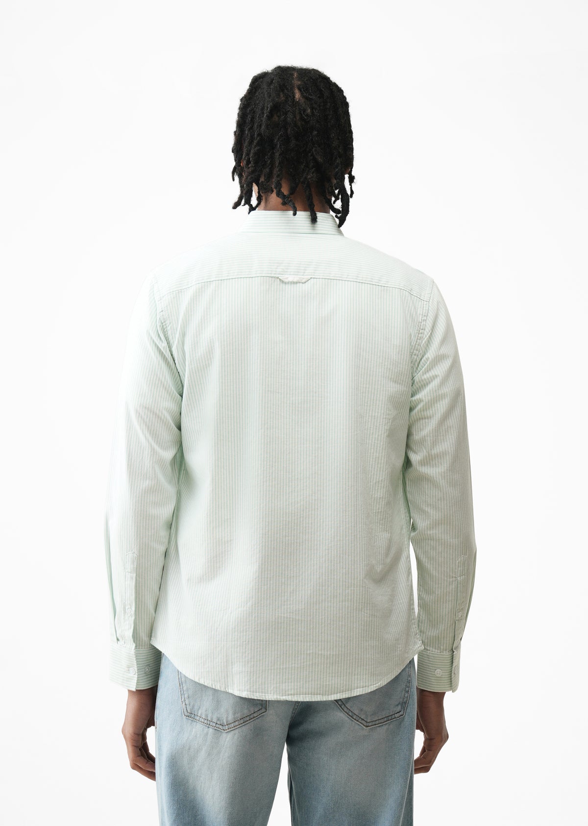 Green Pinstripe Shirt