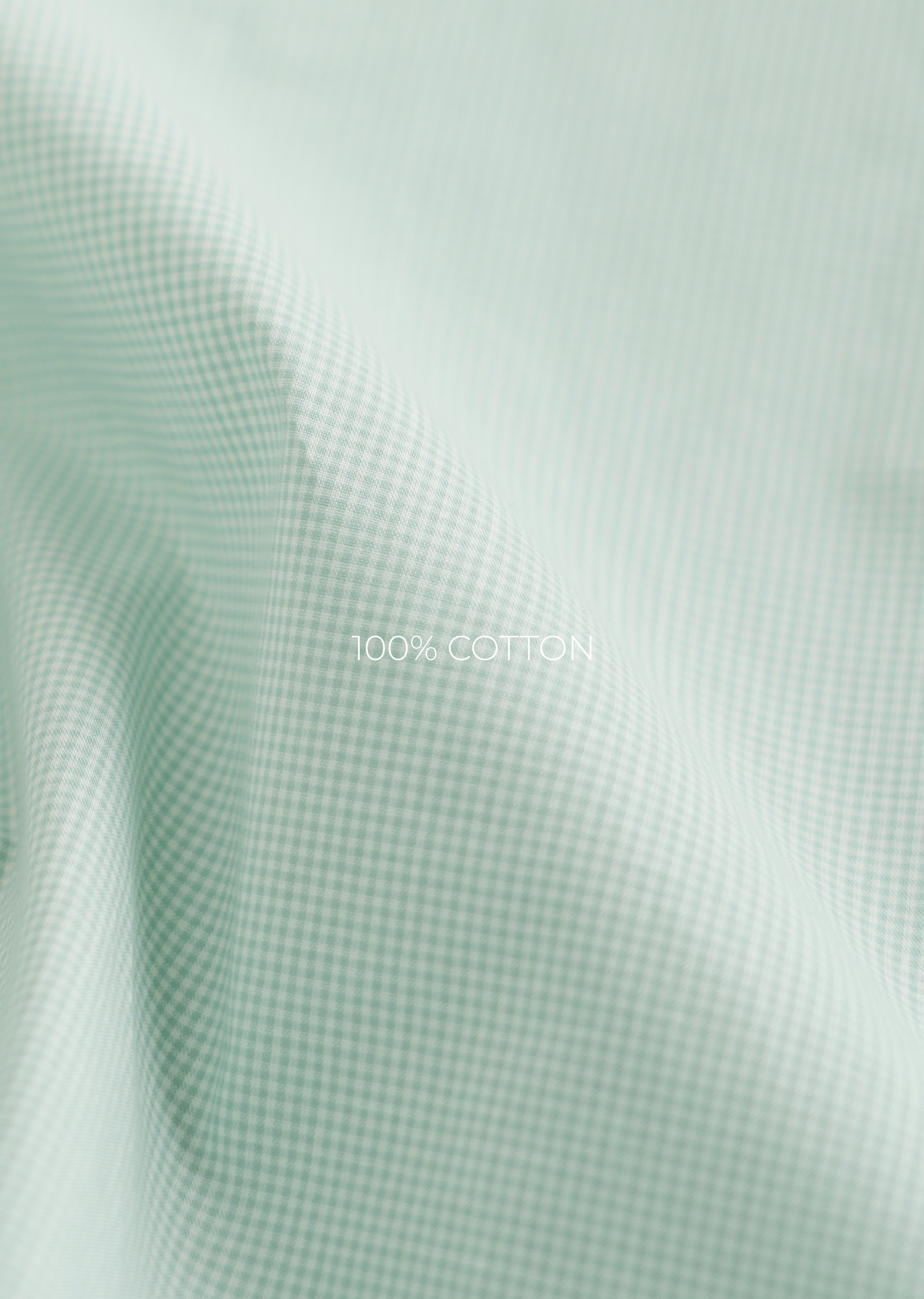 Green Placement Print Cotton Shirt