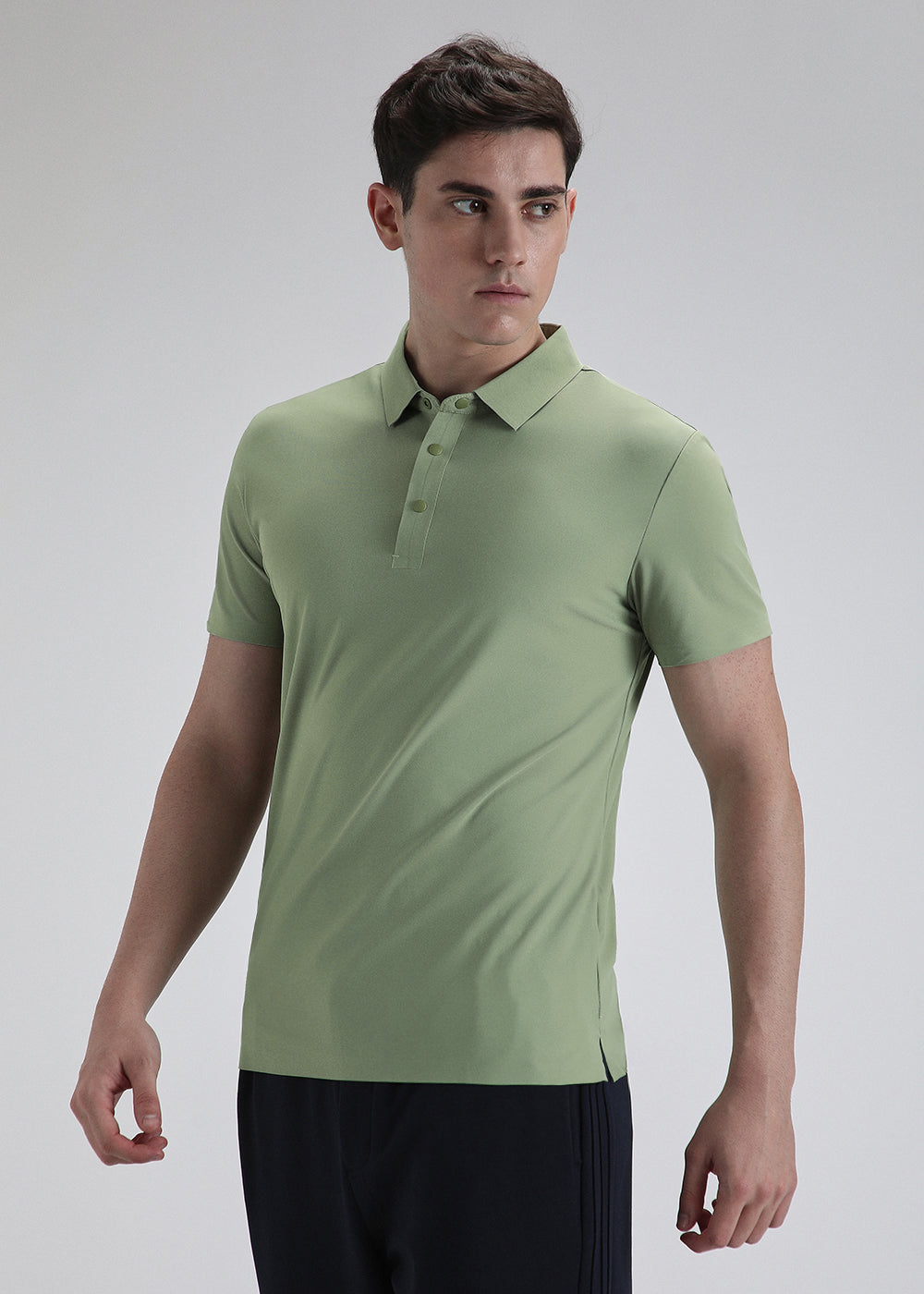 Green Stitchless Polo T-shirt