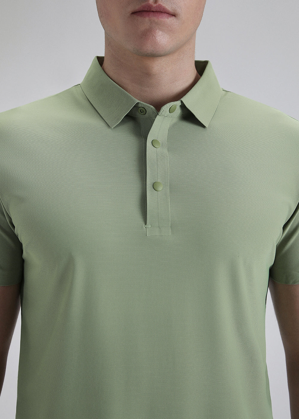 Green Stitchless Polo T-shirt