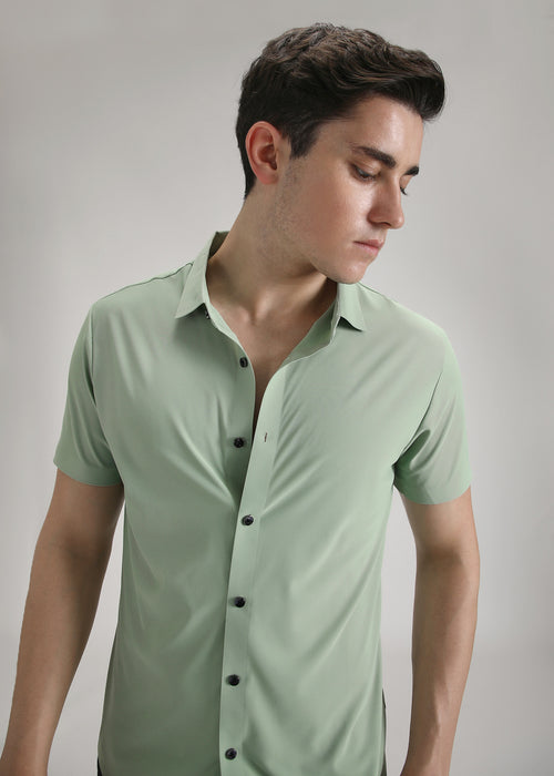 Green Stitchless Shirt