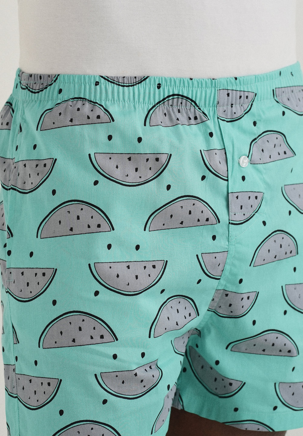 Green Watermelon Printed Boxer