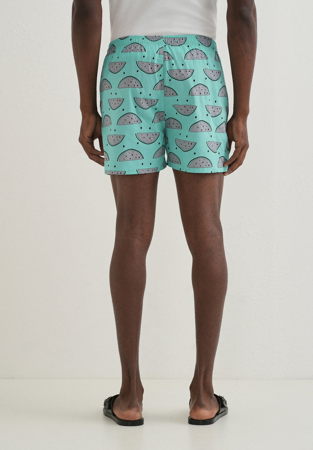 Green Watermelon Printed Boxer