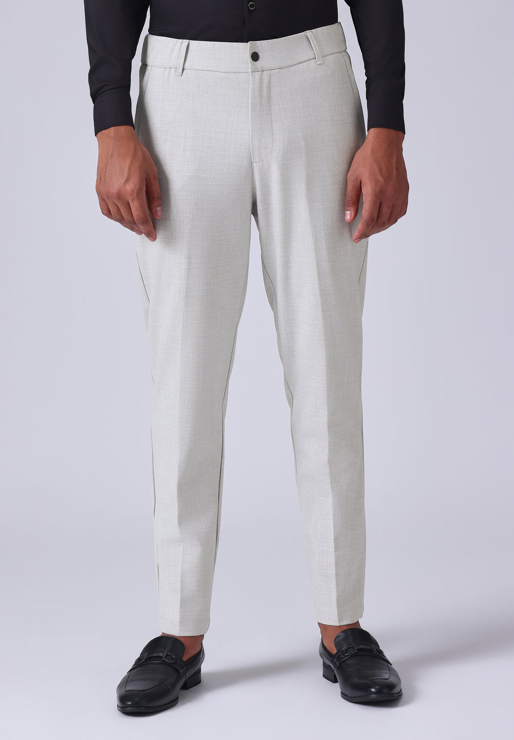 Grey 8 Way Stretch Trousers