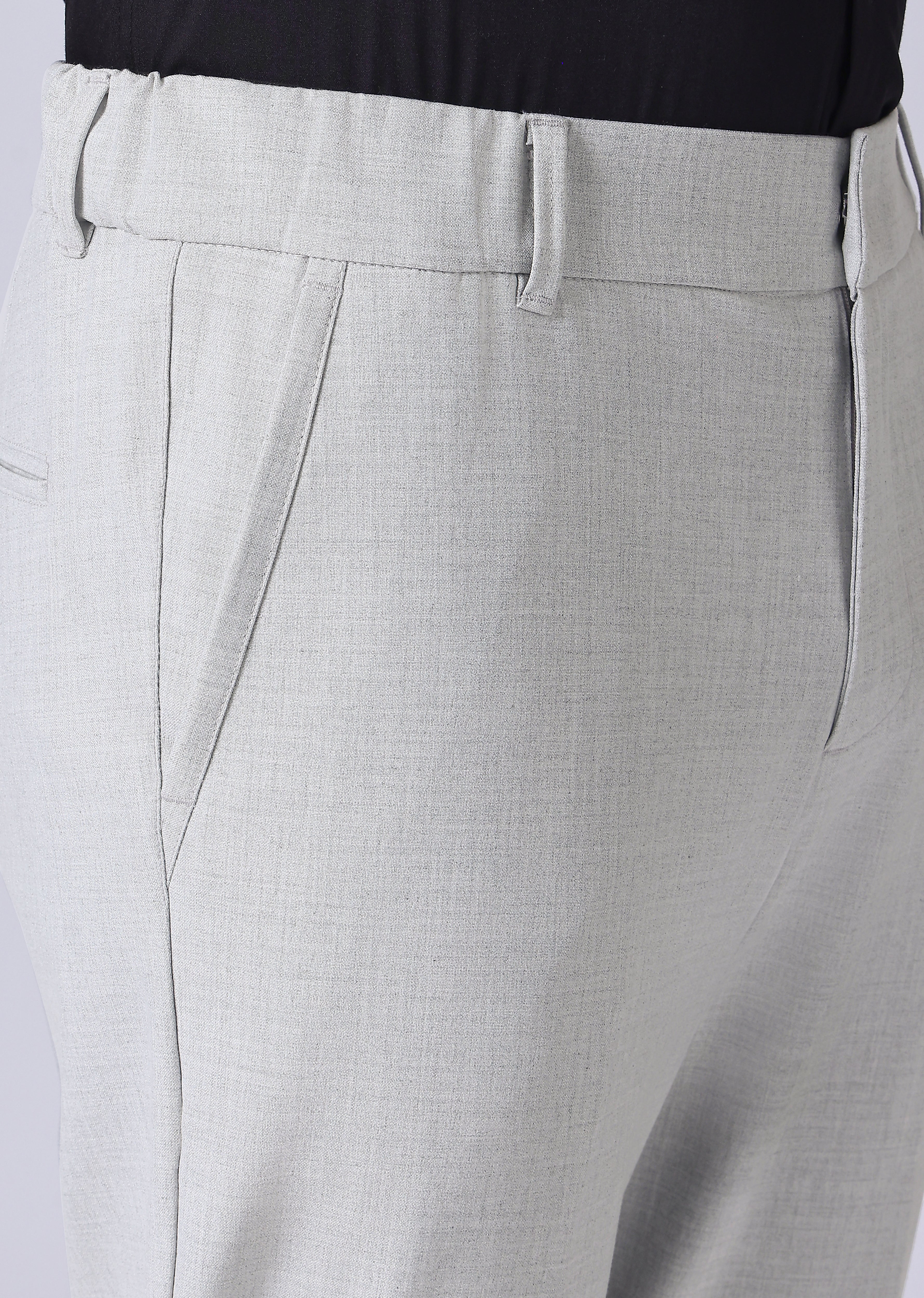 Grey 8 Way Stretch Trousers