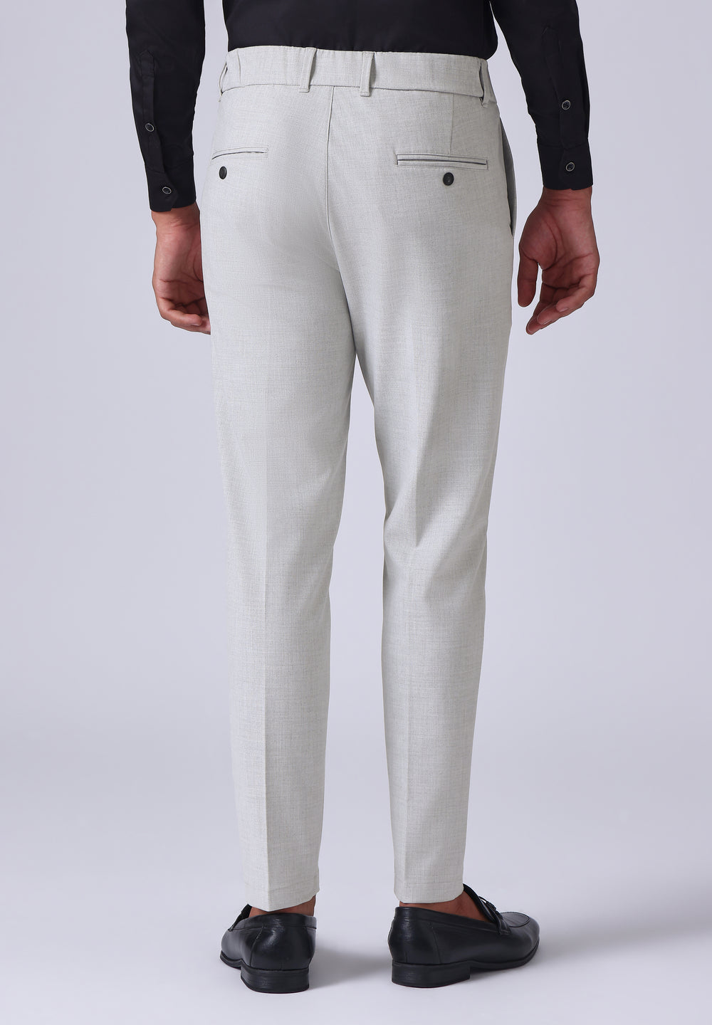 Grey 8 Way Stretch Trousers
