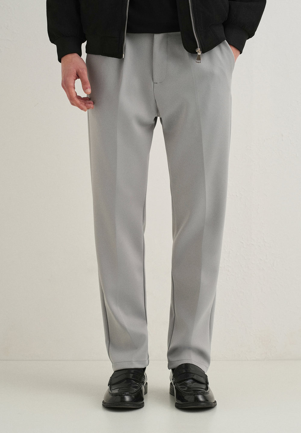 Grey Drawstring Trousers