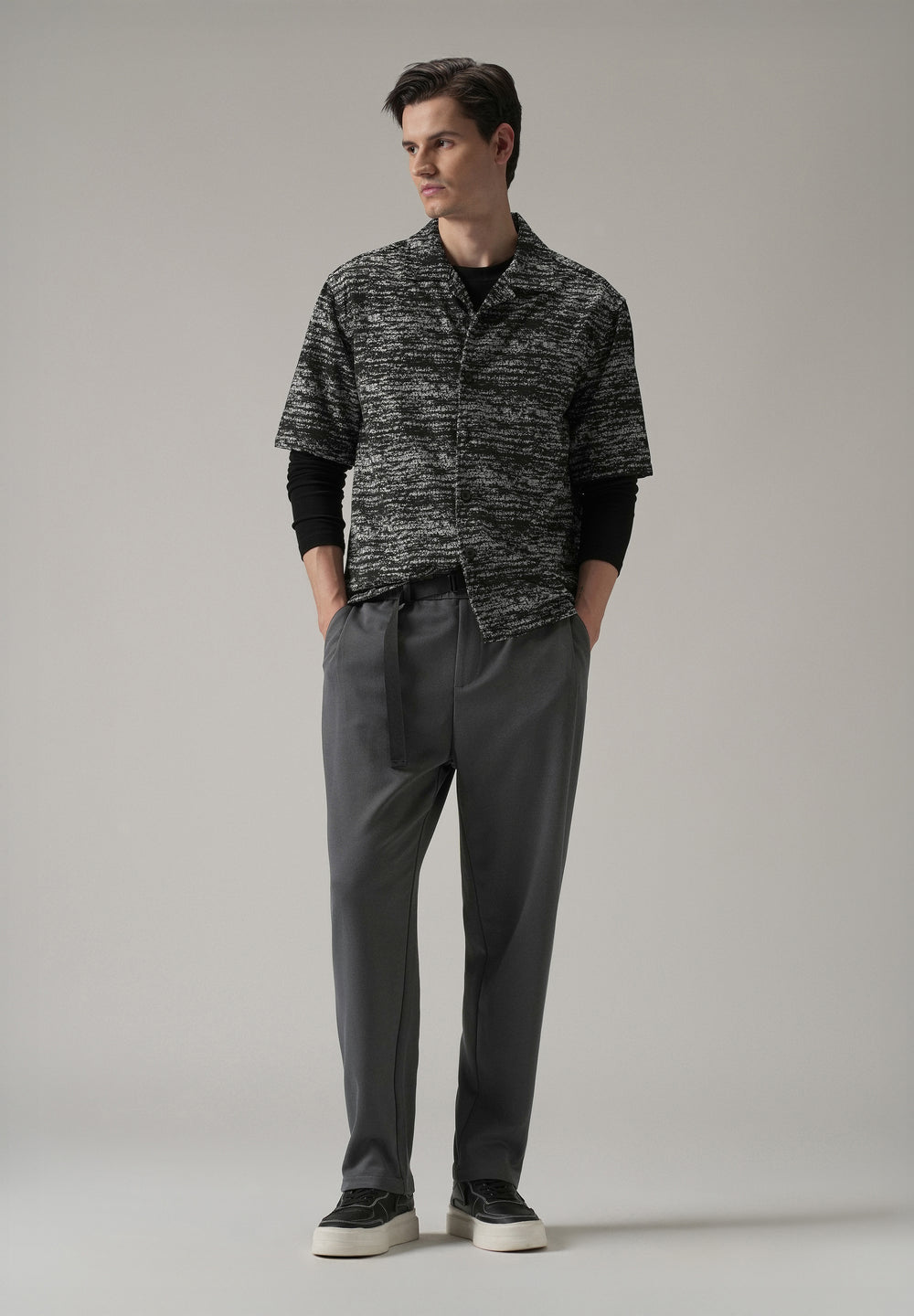 Grey Twill Pants