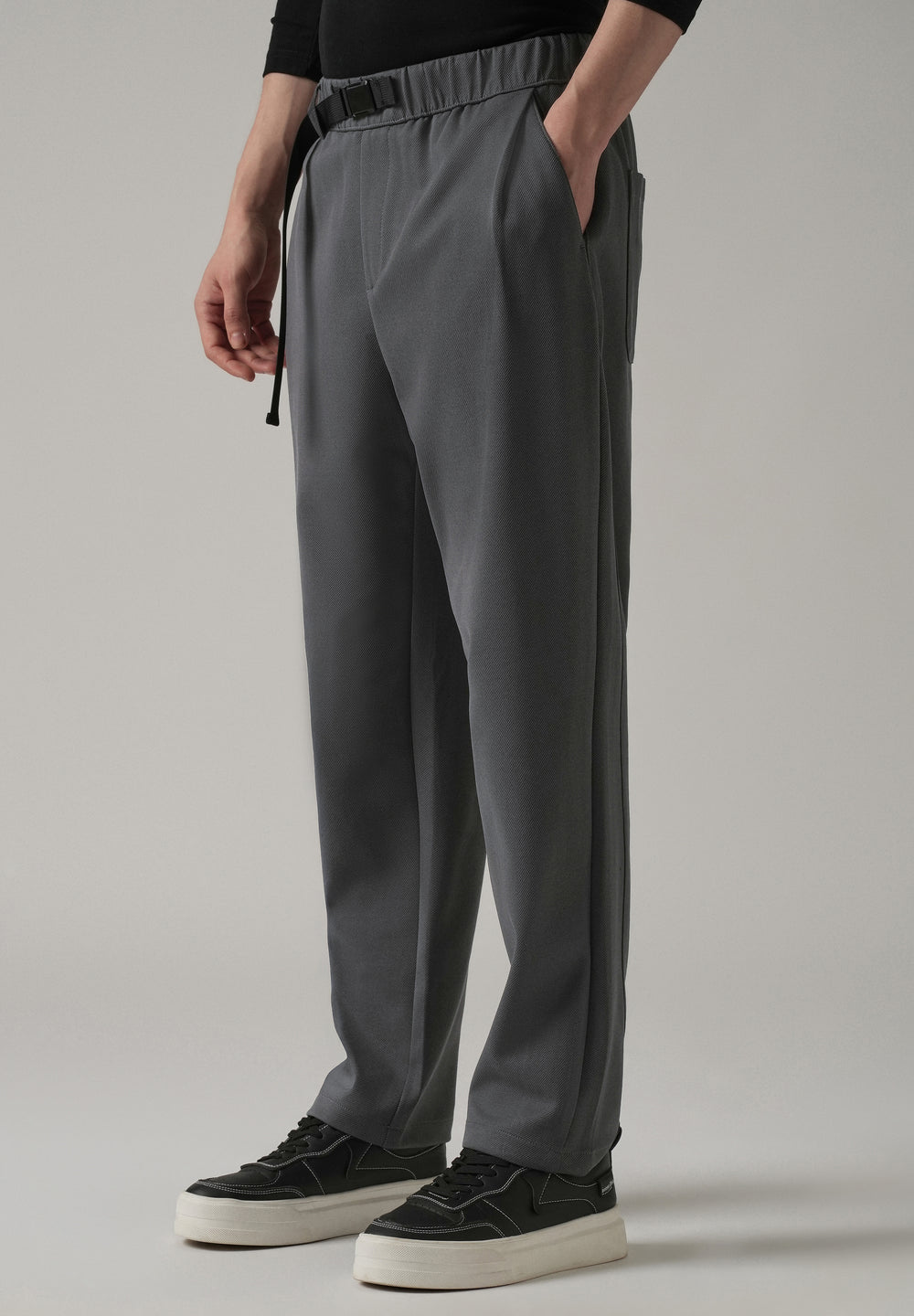 Grey Twill Pants