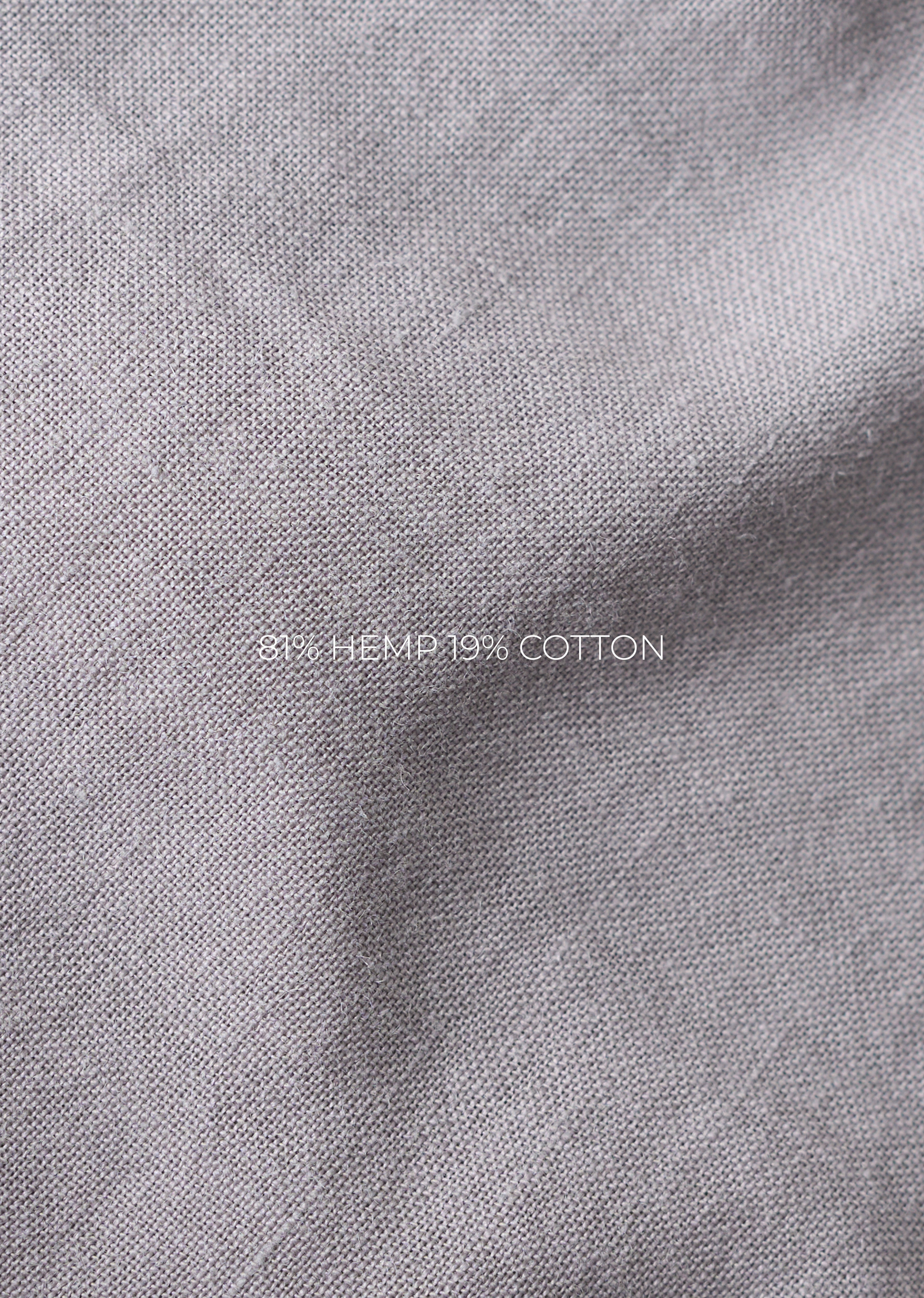Grey Hemp Cotton Shirt