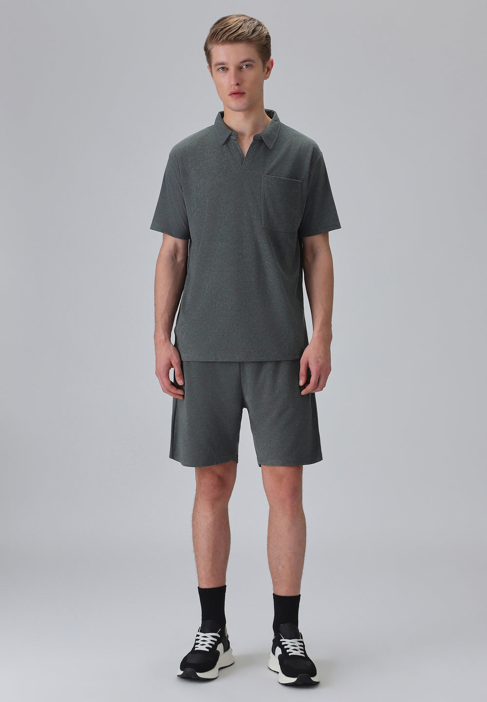 Grey Knitted Co-ord Set