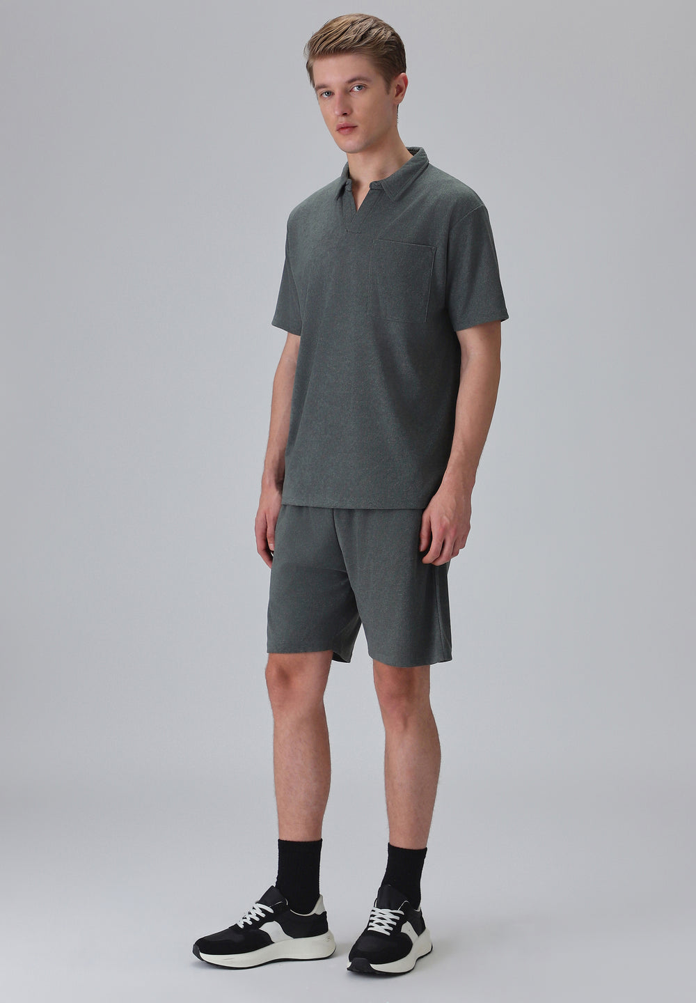Grey Knitted Co-ord Set