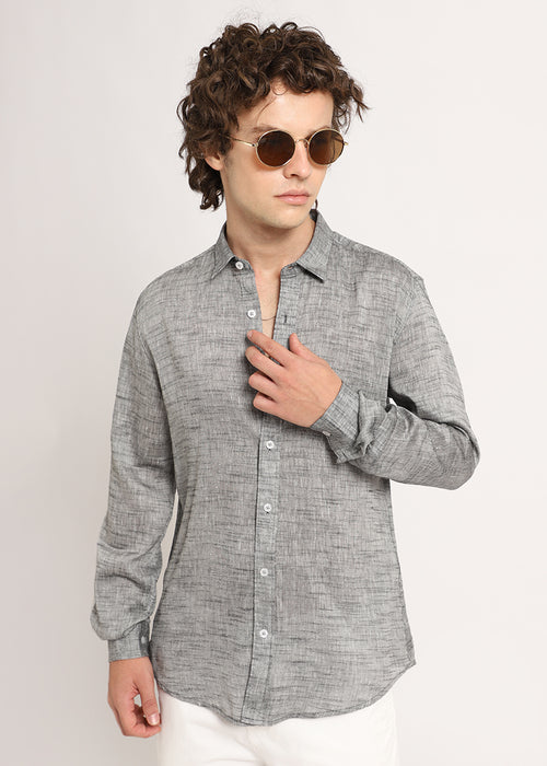 Grey Linen Shirt