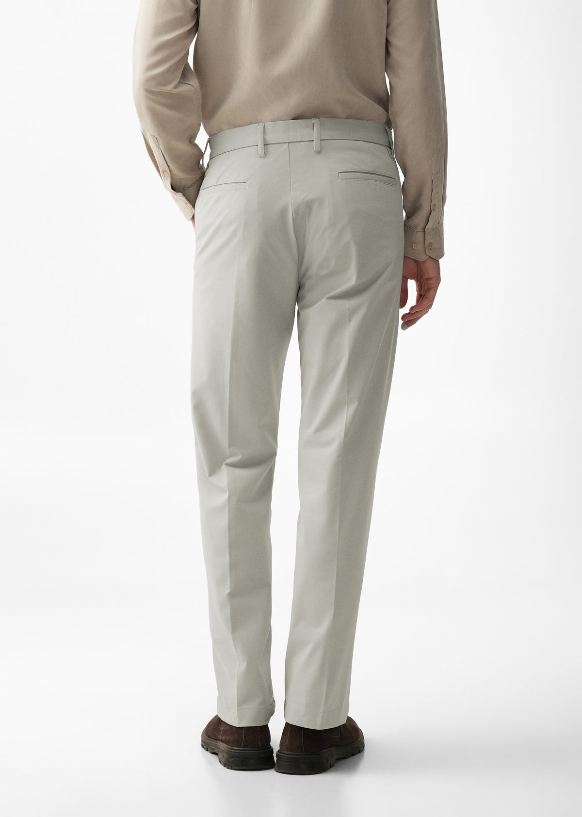 Grey Regular Fit Trouser
