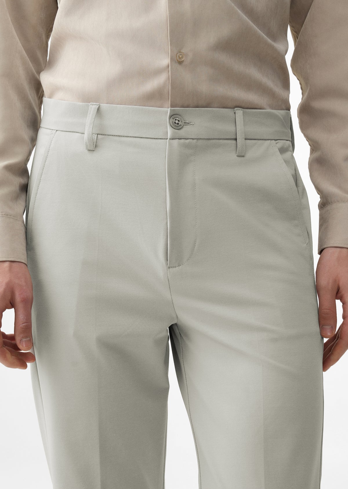 Grey Regular Fit Trouser