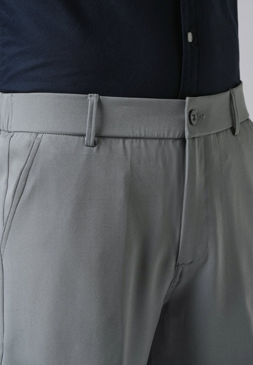 Grey Relaxed Fit Trousers