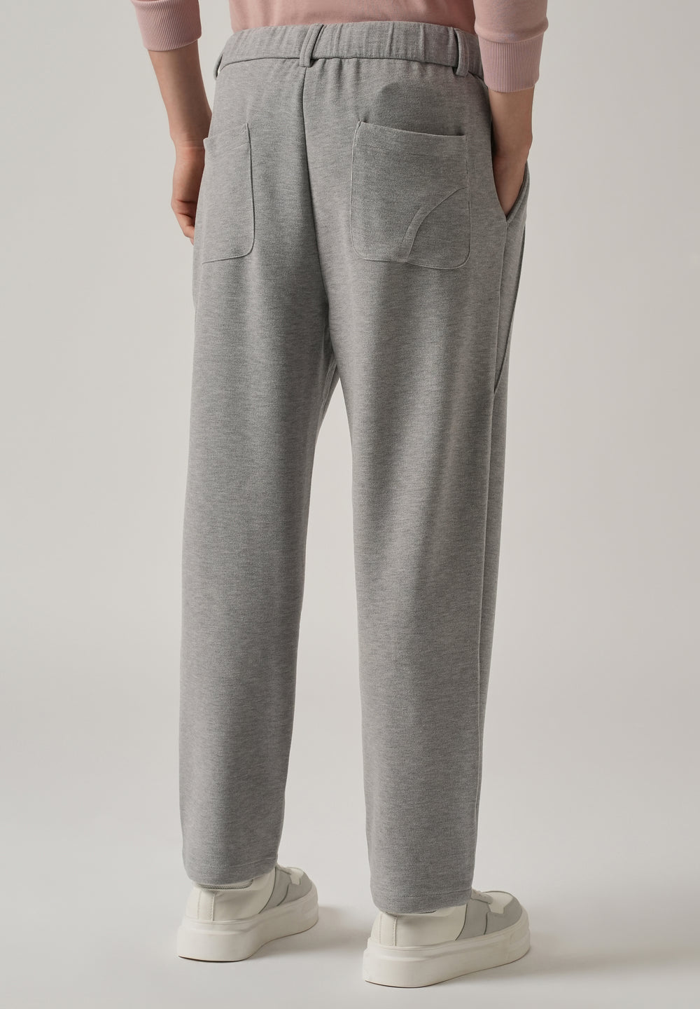 Grey Corduroy Relaxed Fit Pant