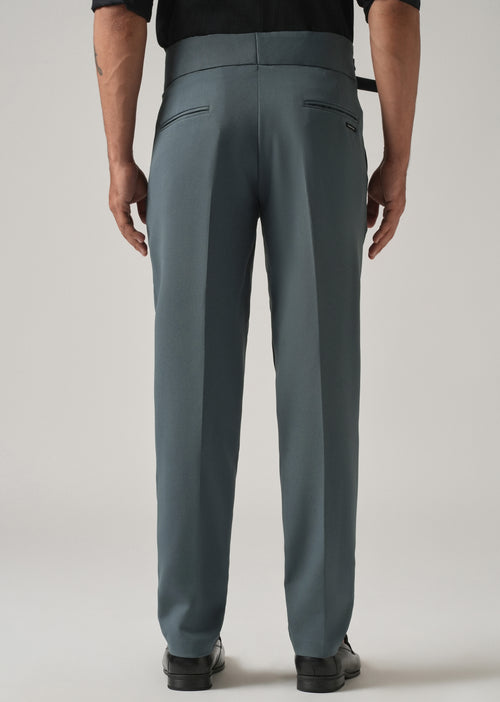 Greyish Blue Gurkha Pant