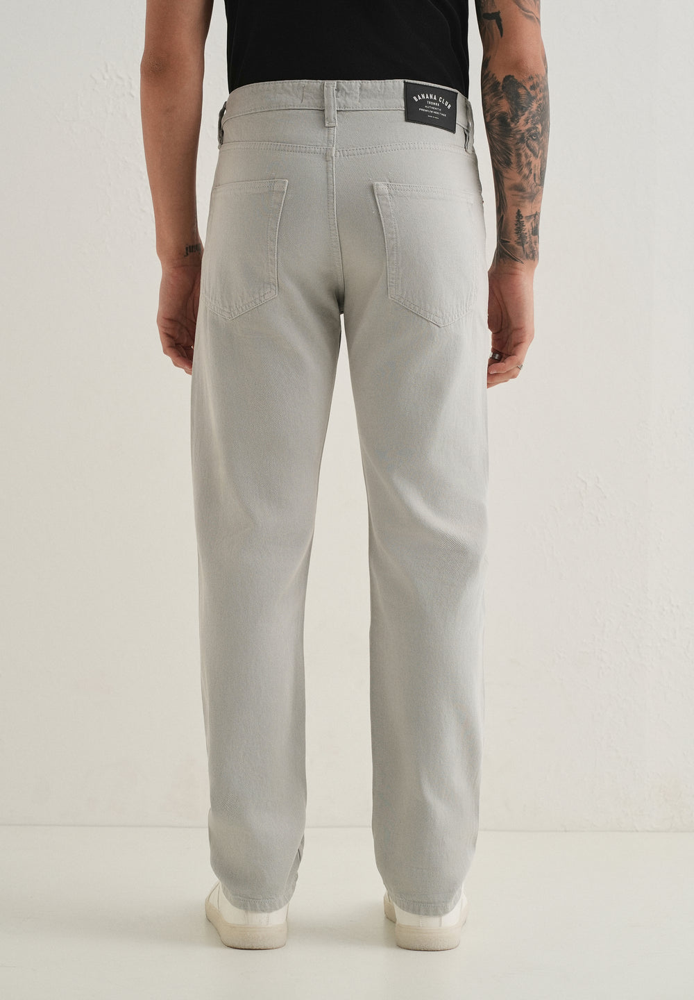 Gris Grey Straight Fit Denim