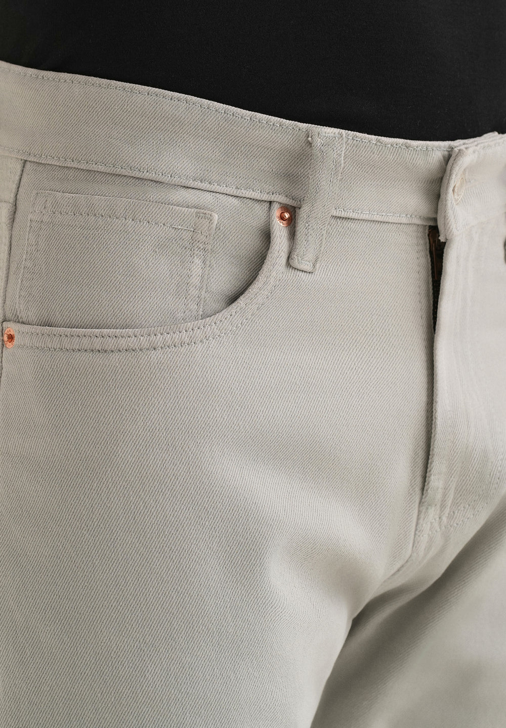 Gris Grey Straight Fit Denim