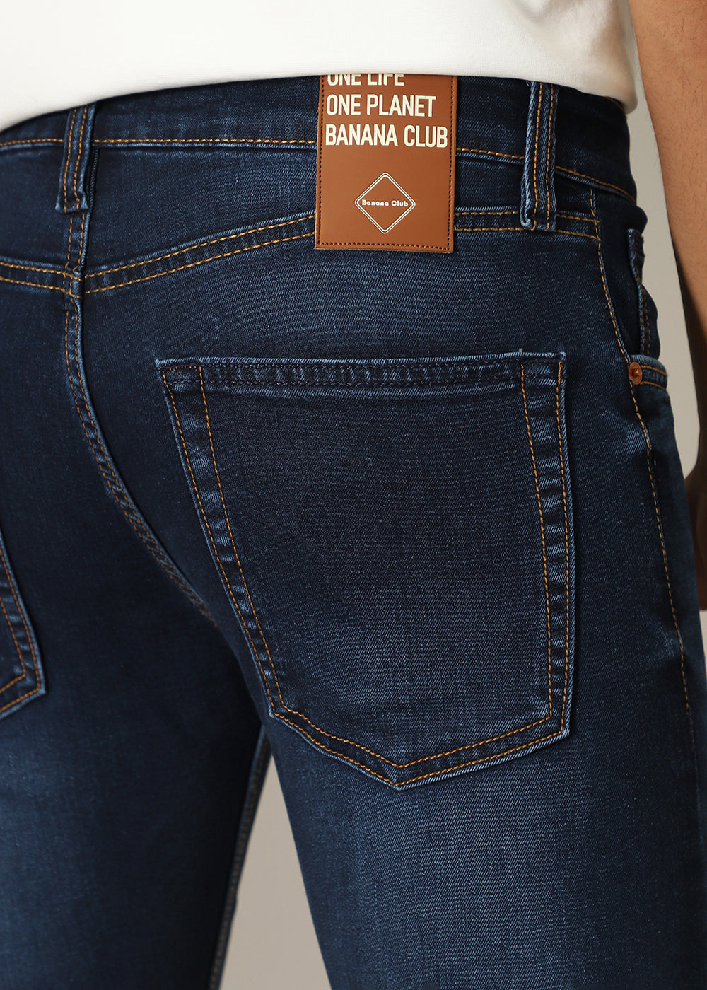 Grunge Blue Slim fit Jeans