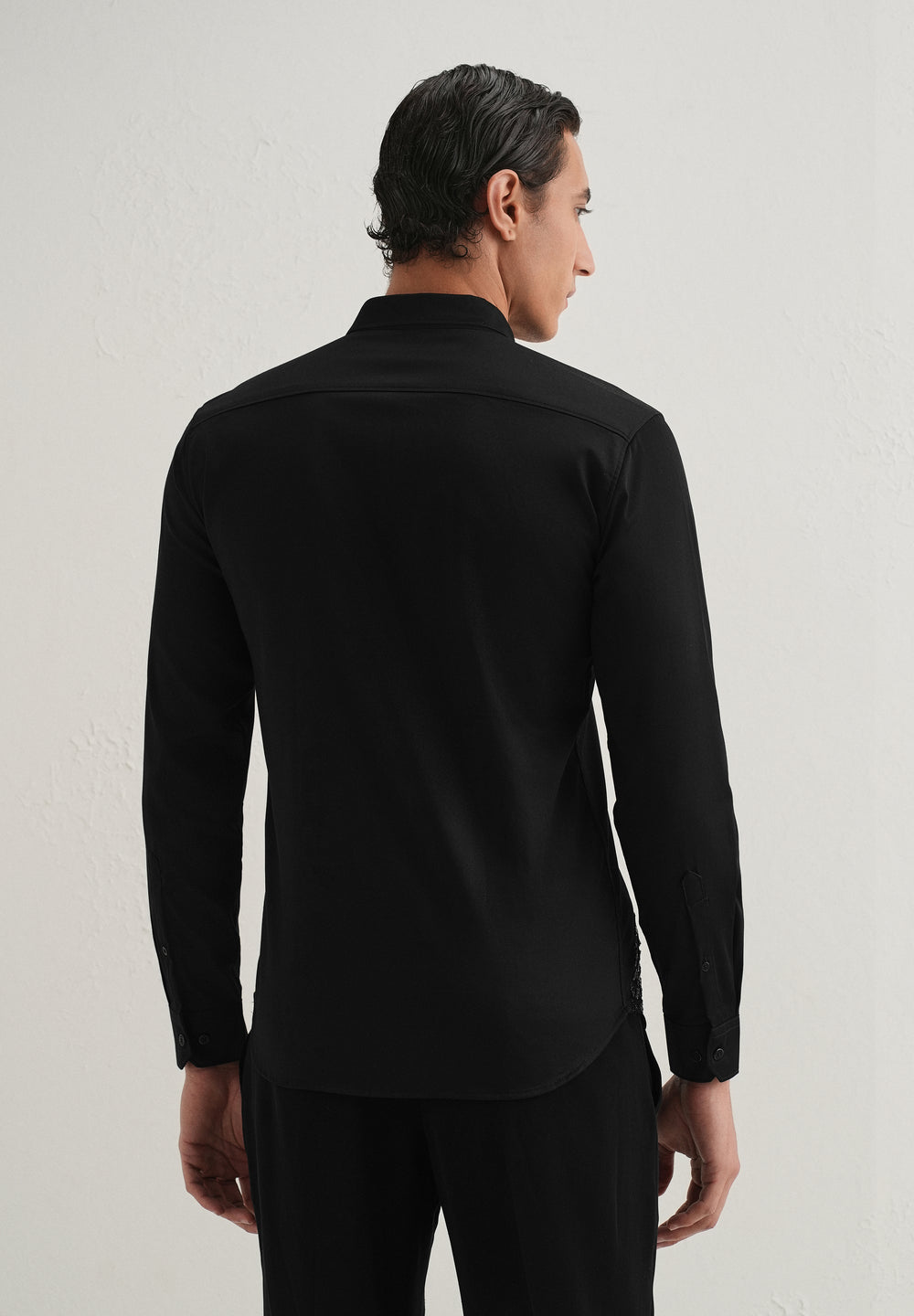 Handcrafted Black Designer Shirt