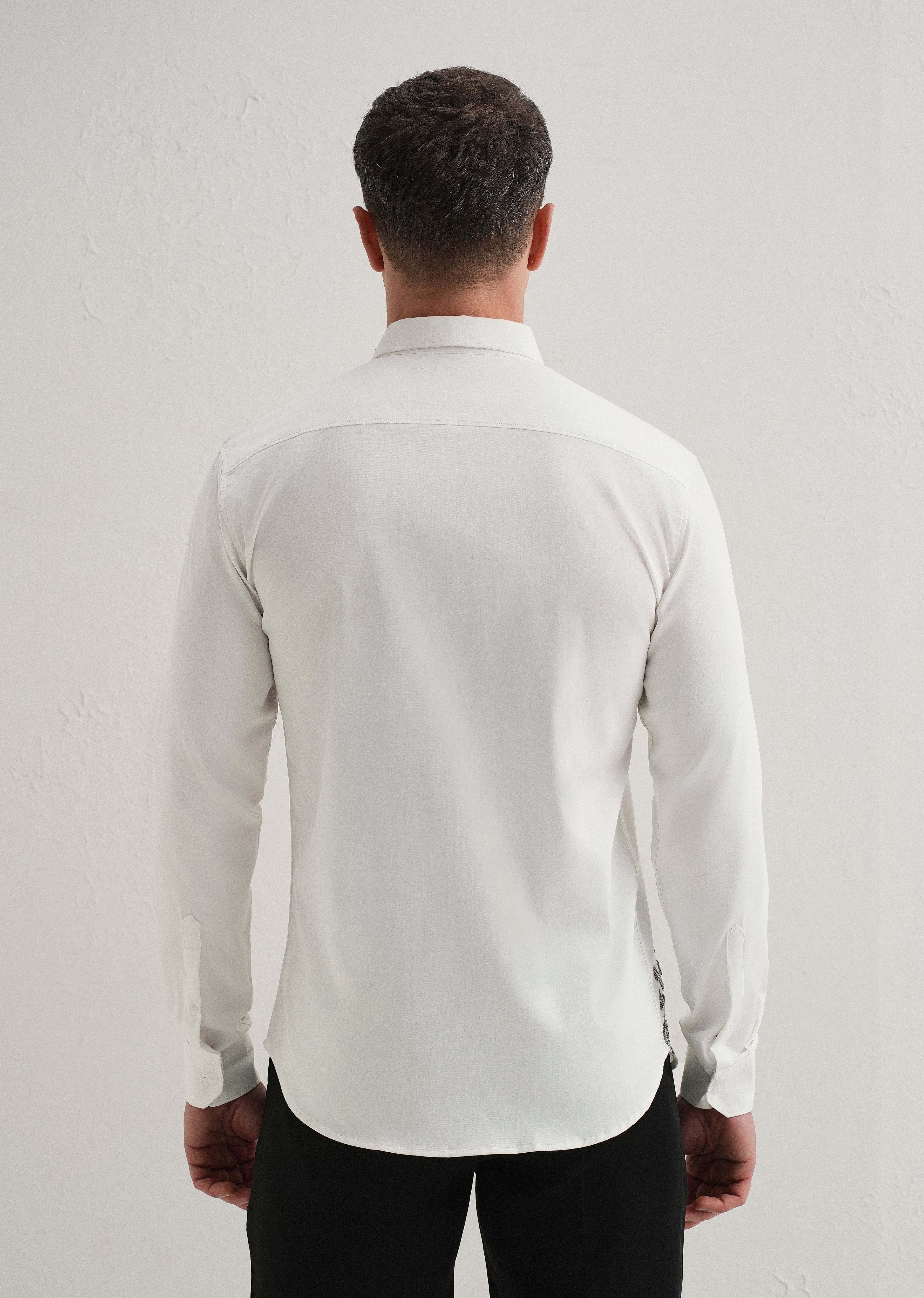 Handcrafted White Designer Shirt
