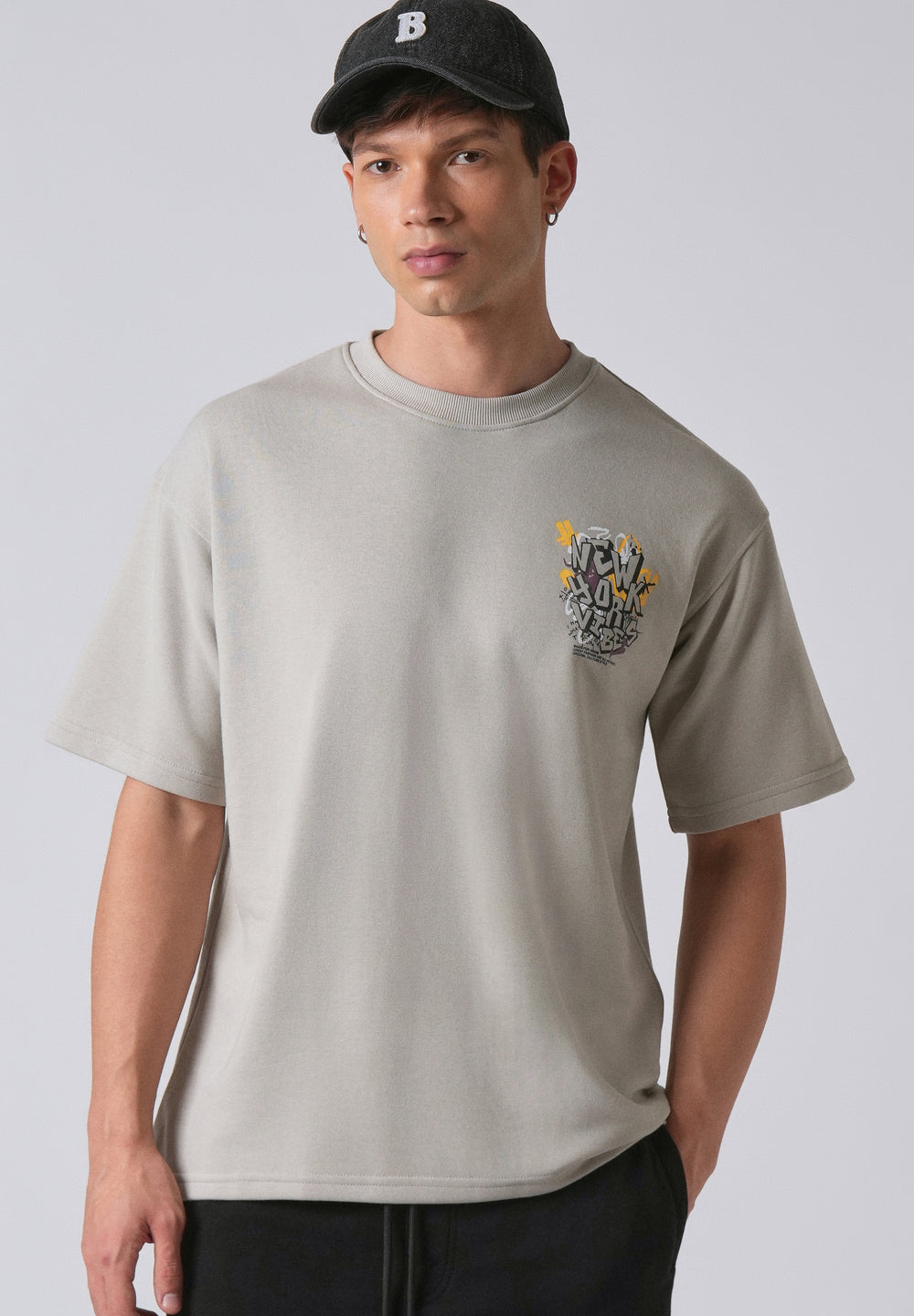 Heather Grey Oversized T-shirt